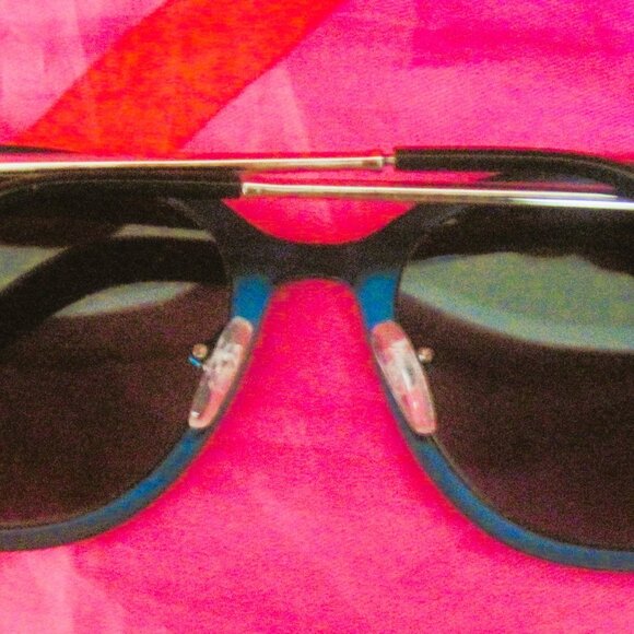 WEST END GLACIER CAL.3-Navy Blue/Silver-Mens Sunglasses 54 18 145-Metal Frame - Picture 6 of 8